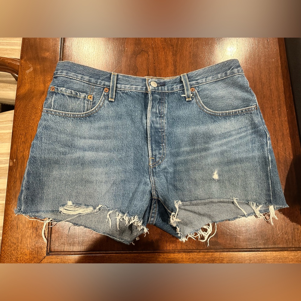 Levi's 501 Denim Cut Off Shorts